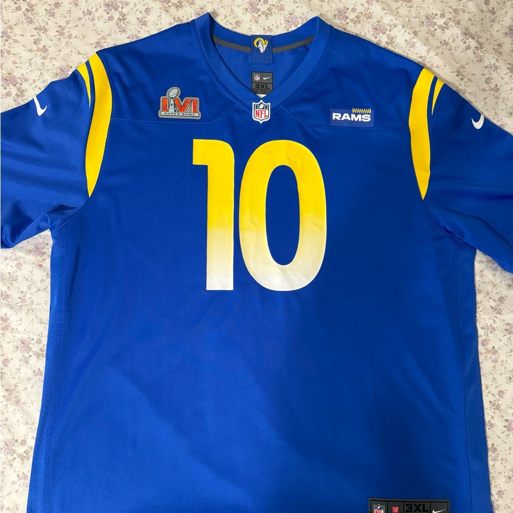 Authentic Los Angeles Rams Cooper Kupp Nike NFL Super Bowl LVI Jersey Men’s 3XL